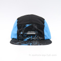 Casquette de sport étanche personnalisée à 5 panneaux personnalisés